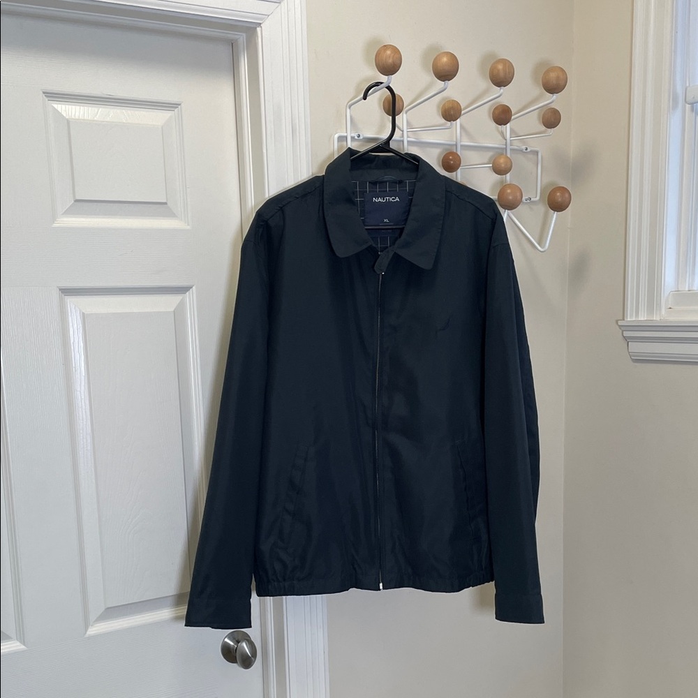 Nautica - Old Money Zip Up Harrington Jacket - Black - XL